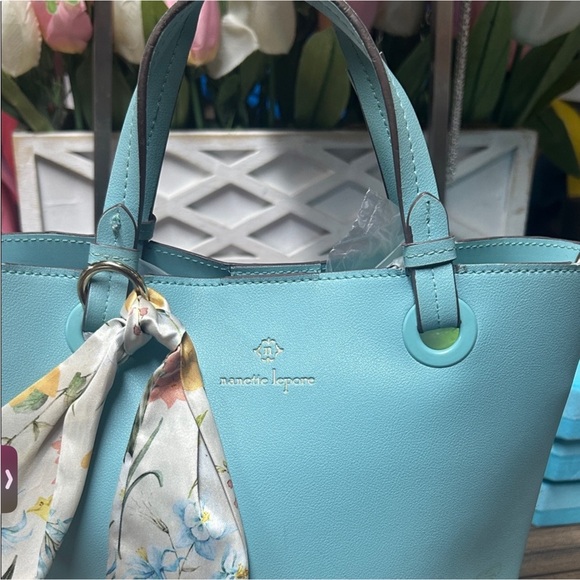 Nanette Lepore Light Blue Tote - Picture 7 of 7